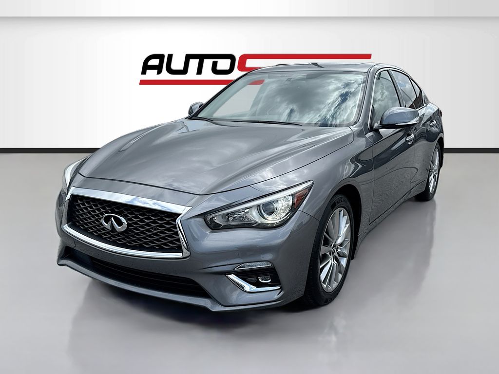 2023 INFINITI Q50 LUXE Gray at AutoSavvy Houston Northwest