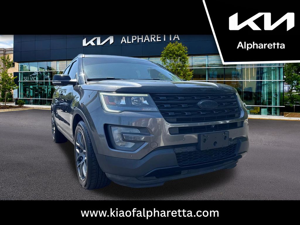 Gray (Magnetic) 2016 Ford Explorer SUV / Crossover All-Wheel Drive 6-Speed Automatic