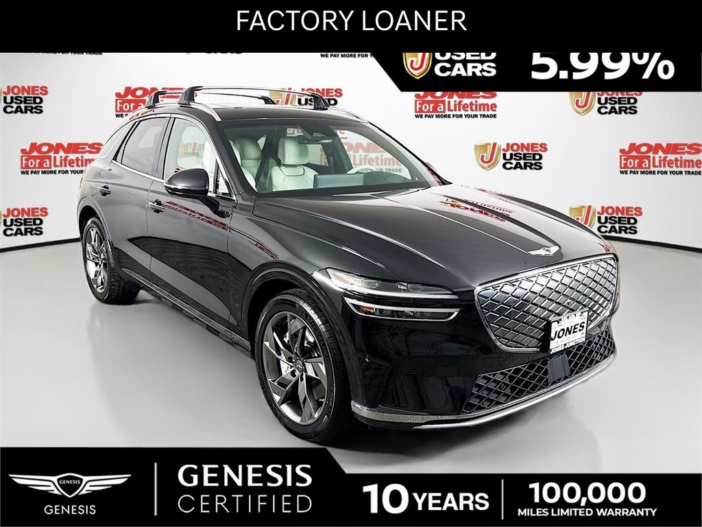 Black 2025 Genesis GV70 Electrified Advanced AWD SUV / Crossover All-Wheel Drive 1-Speed Automatic