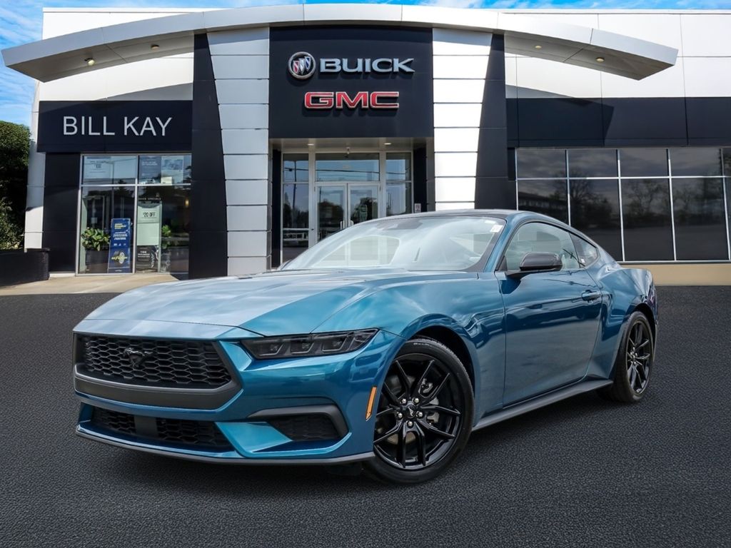 Adriatic Blue Metallic 2026 Ford Mustang EcoBoost Premium Fastback RWD Coupe Rear-Wheel Drive Automatic