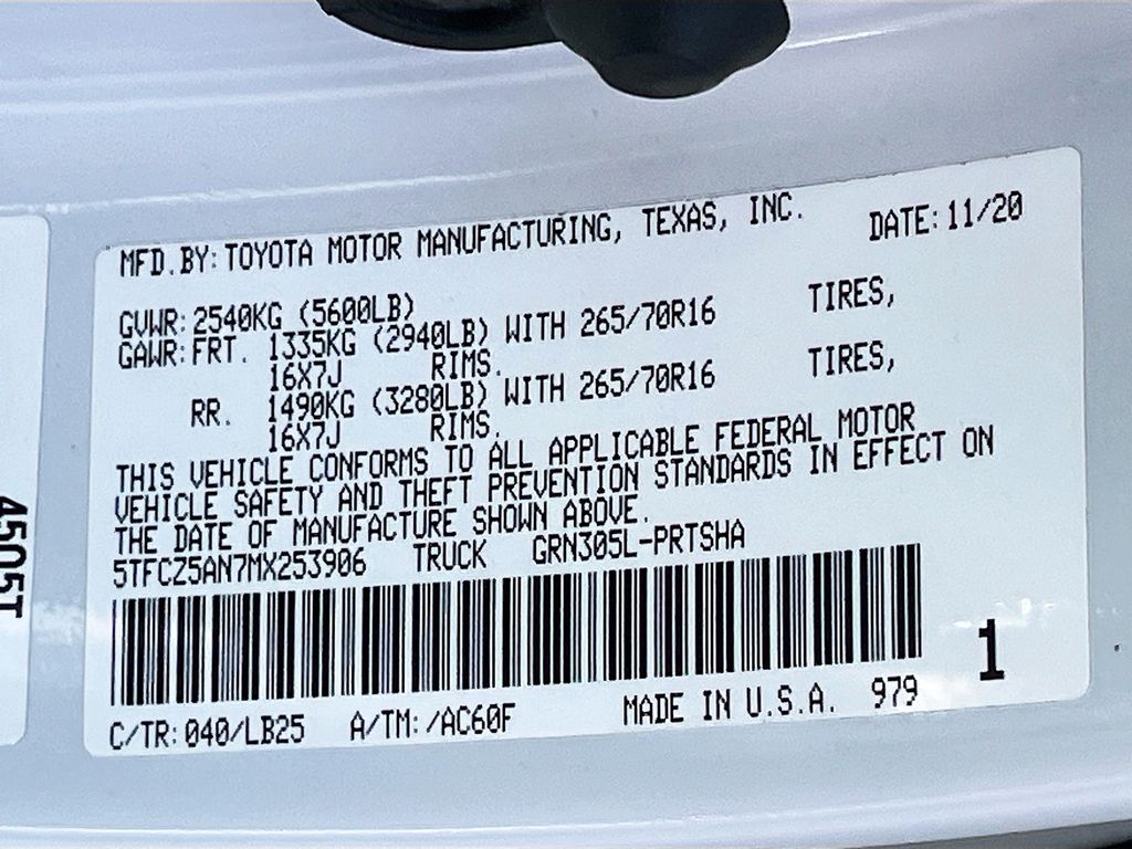 Used 2021 White Toyota TRD Pro image 34