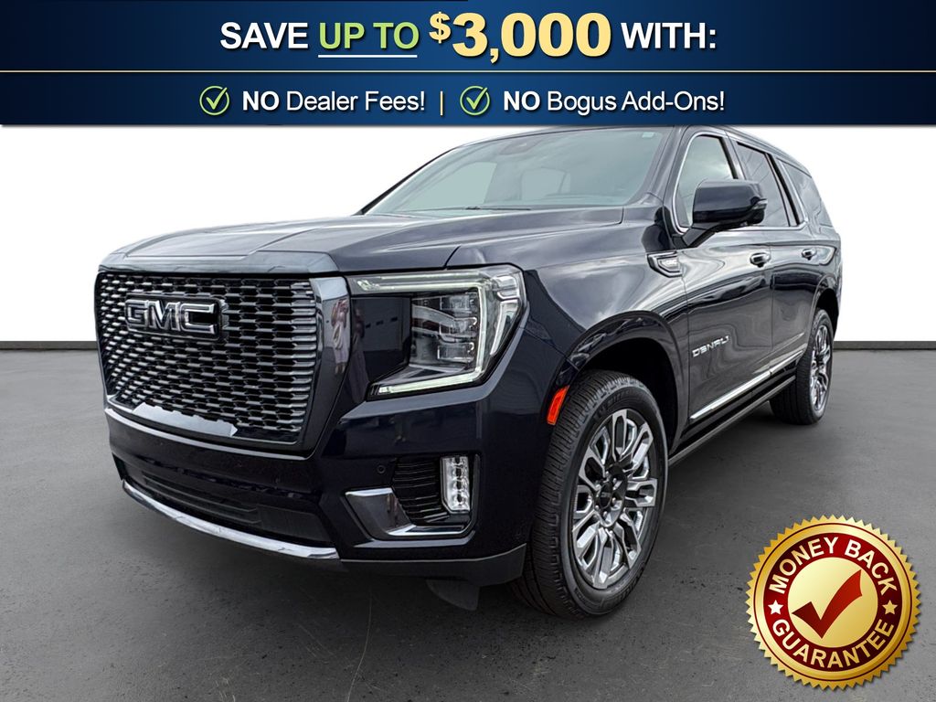 Midnight Blue Metallic 2023 GMC Yukon SUV / Crossover Four-Wheel Drive 
