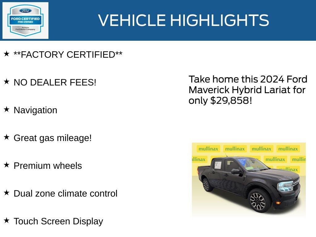 Certified Used 2024 Black Ford Lariat image 11