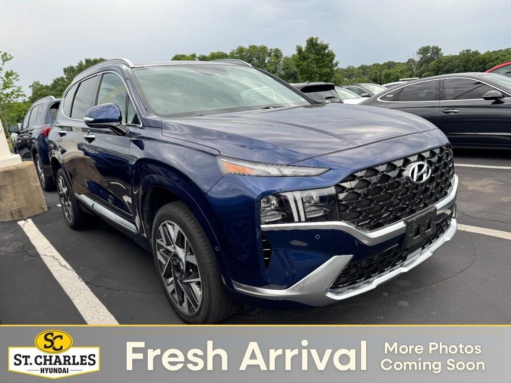 Stormy Blue 2023 Hyundai Santa Fe SUV / Crossover All-Wheel Drive Automatic