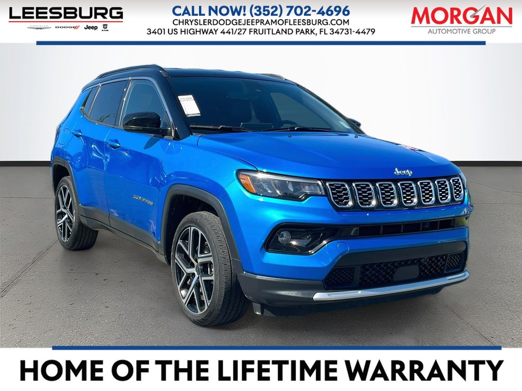 Blue Pearl 2025 Jeep Compass SUV / Crossover Four-Wheel Drive 8-Speed Automatic