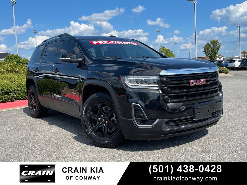 Black (Ebony Twilight Metallic) 2021 GMC Acadia SUV / Crossover Four-Wheel Drive 9-Speed Automatic