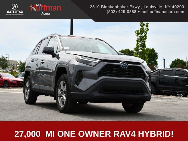 Magnetic Gray Metallic 2024 Toyota RAV4 Hybrid XLE AWD SUV / Crossover All-Wheel Drive Continuously Variable Transmission