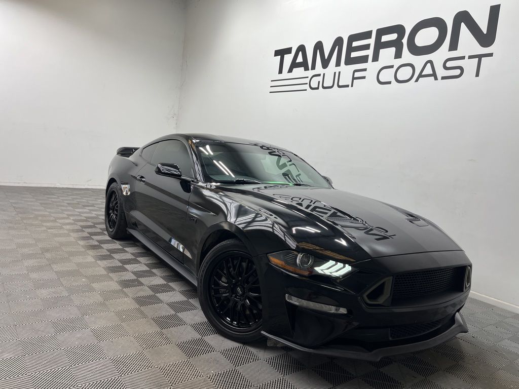 Shadow Black 2019 Ford Mustang Coupe Rear-Wheel Drive Automatic