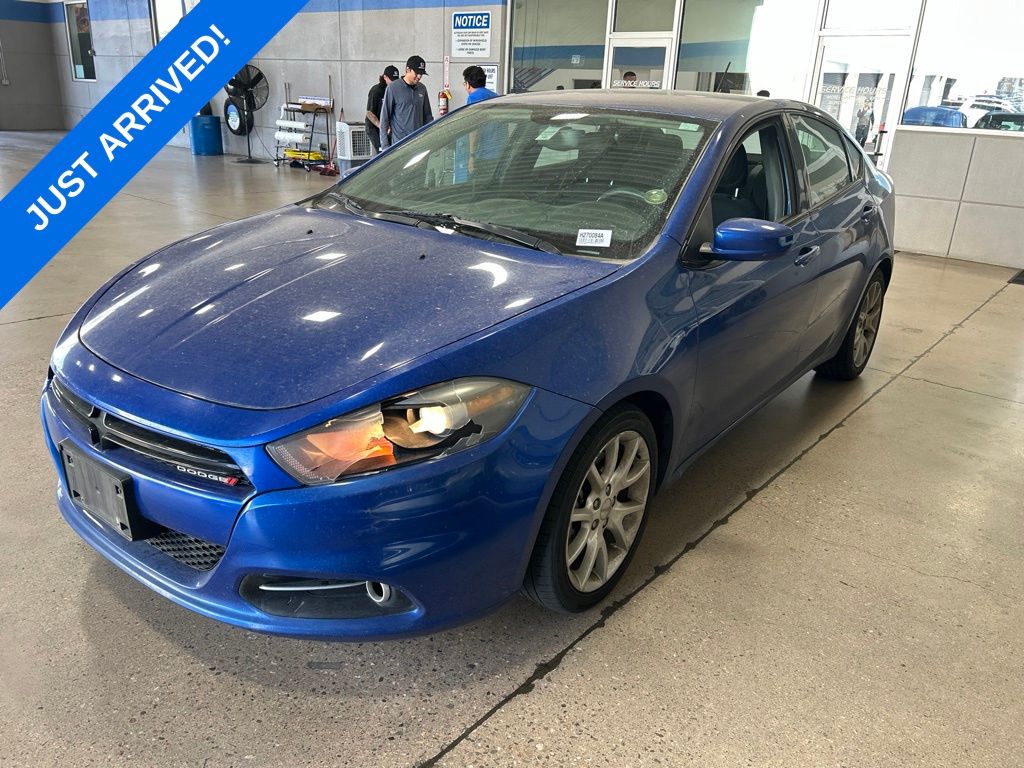 Blue Streak Pearlcoat 2013 Dodge Dart Sedan Front-Wheel Drive 6-Speed Automatic