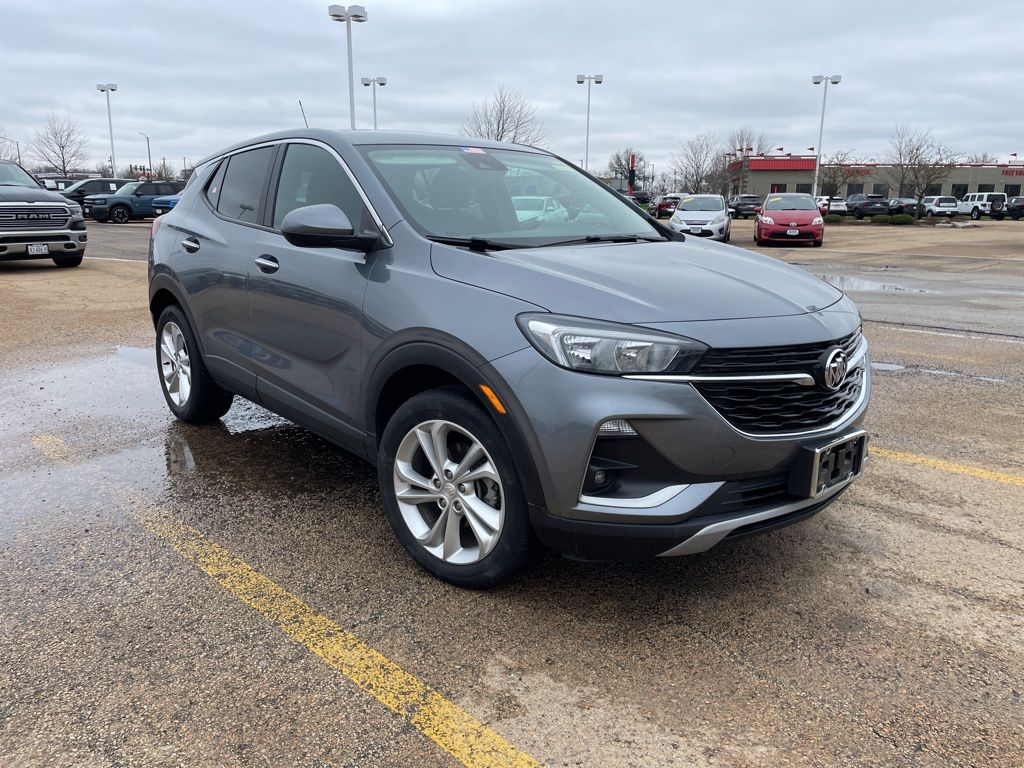 Gray (Satin Steel Metallic) 2021 Buick Encore GX Preferred FWD SUV / Crossover Front-Wheel Drive Continuously Variable Transmission