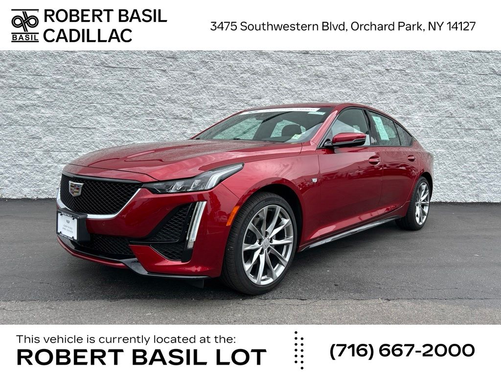 Infrared Tintcoat 2022 Cadillac CT5 Sedan All-Wheel Drive Automatic