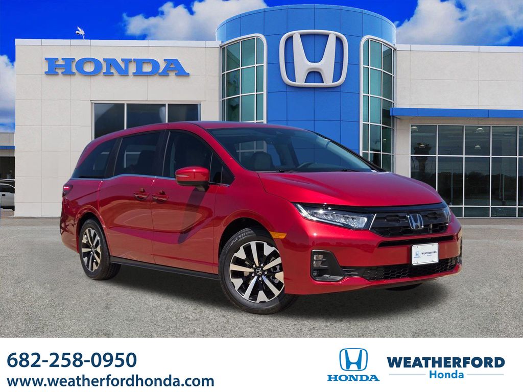 Red 2026 Honda Odyssey Minivan Front-Wheel Drive Automatic