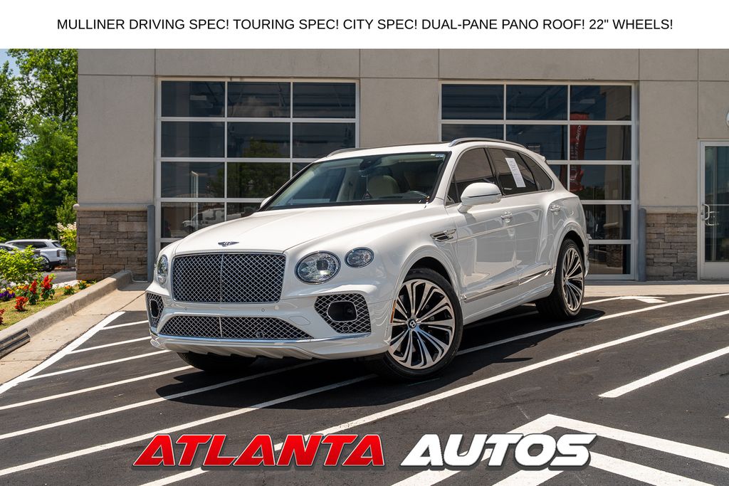 Glacier White 2021 Bentley Bentayga Hybrid SUV / Crossover All-Wheel Drive 8-Speed Automatic