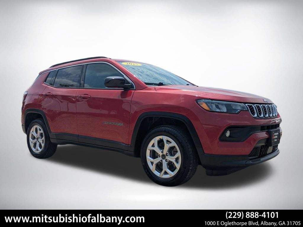 Red 2025 Jeep Compass SUV / Crossover Four-Wheel Drive 8-Speed Automatic