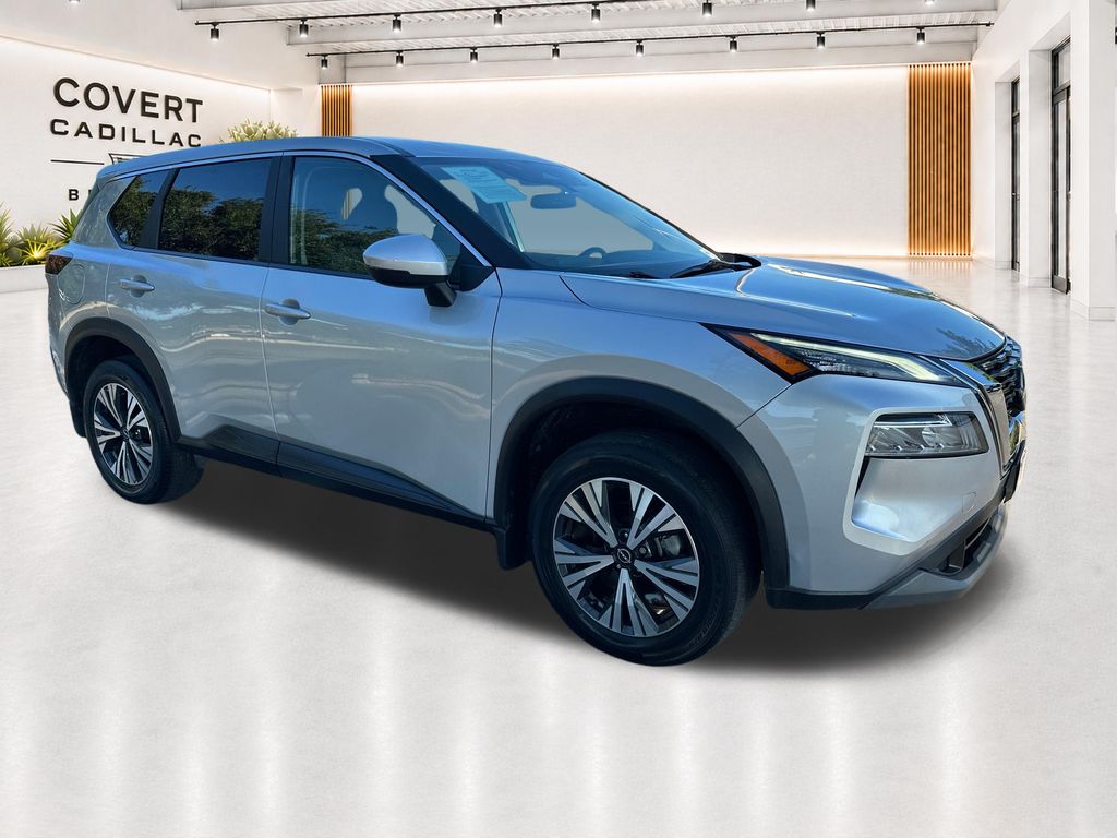 Brilliant Silver Metallic 2023 Nissan Rogue SUV / Crossover Front-Wheel Drive Continuously Variable Transmission