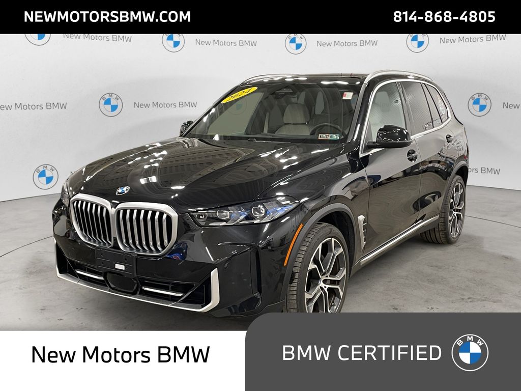 Black Sapphire Metallic 2024 BMW X5 SUV / Crossover All-Wheel Drive 8-Speed Automatic