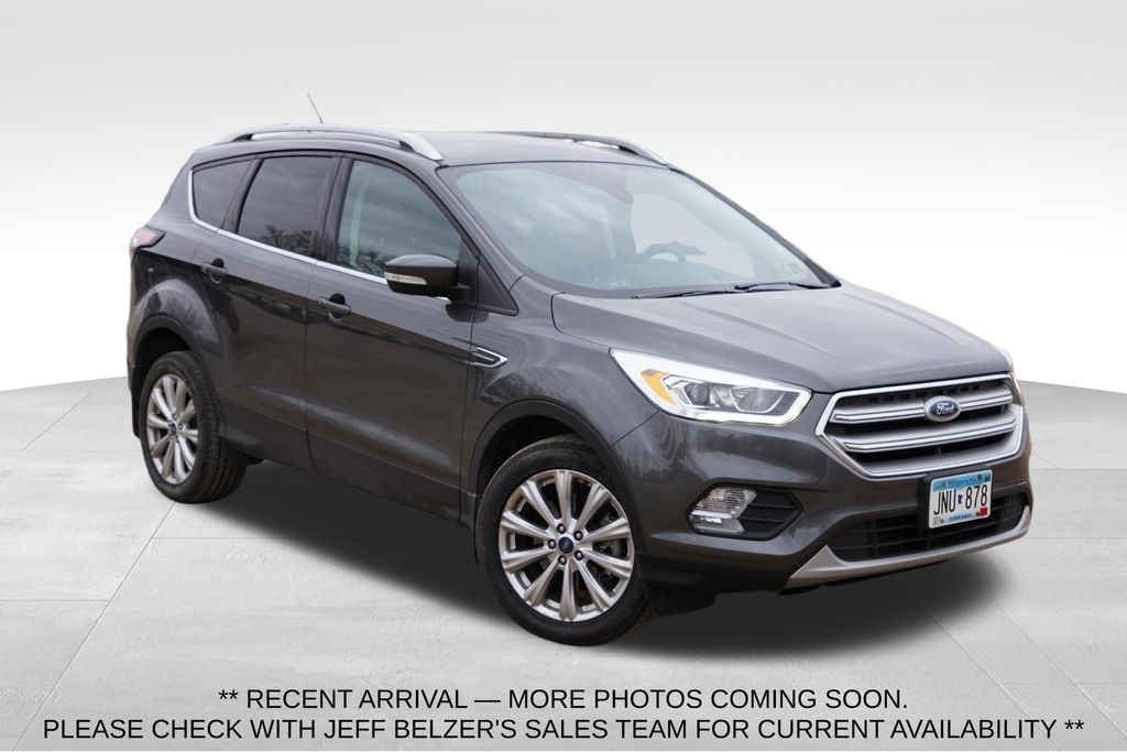 Gray (Magnetic Metallic) 2017 Ford Escape Titanium AWD SUV / Crossover All-Wheel Drive 6-Speed Automatic