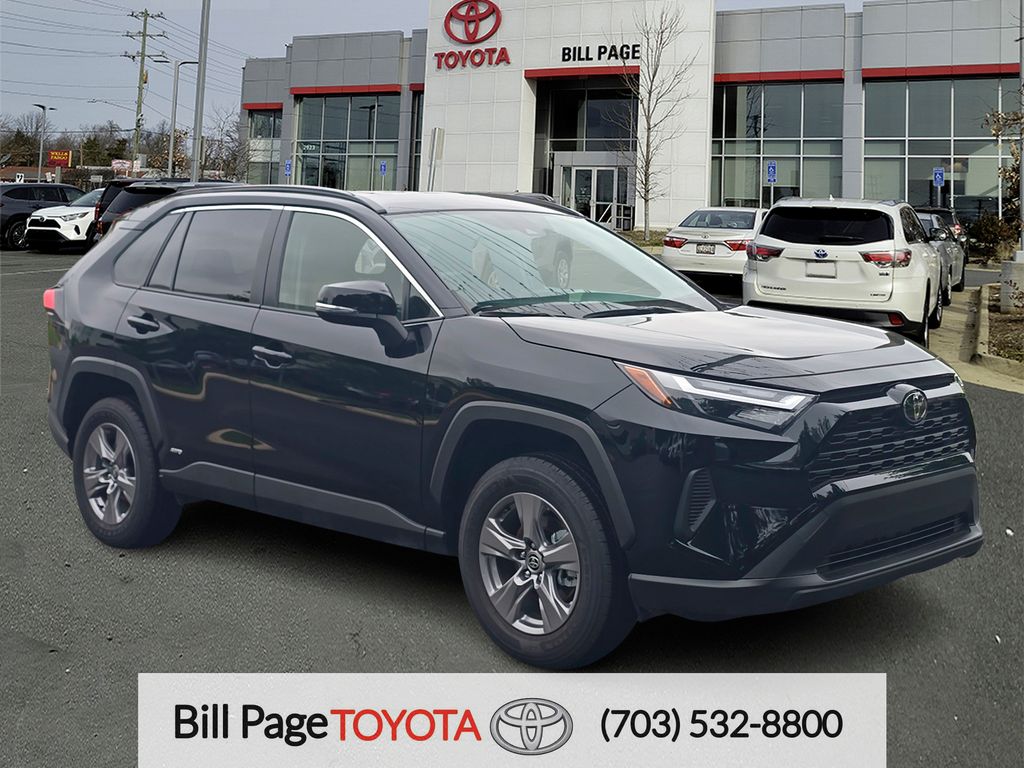 Midnight Black 2025 Toyota RAV4 Hybrid SUV / Crossover All-Wheel Drive Continuously Variable Transmission
