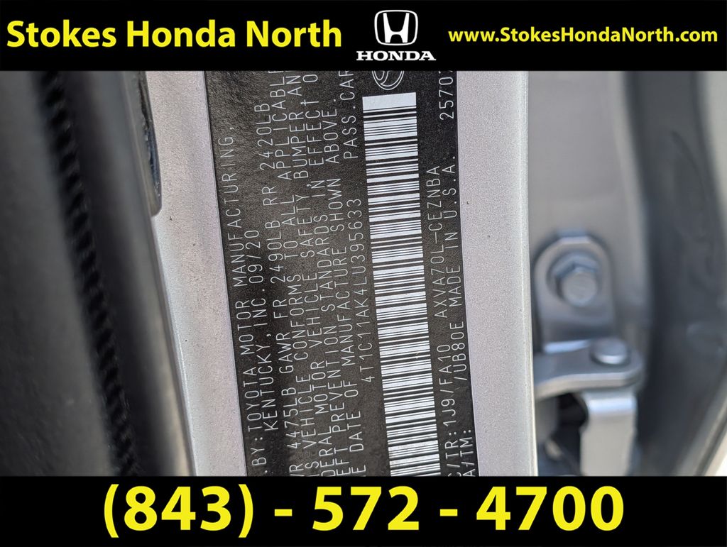 Used 2020 Toyota Camry Sedan