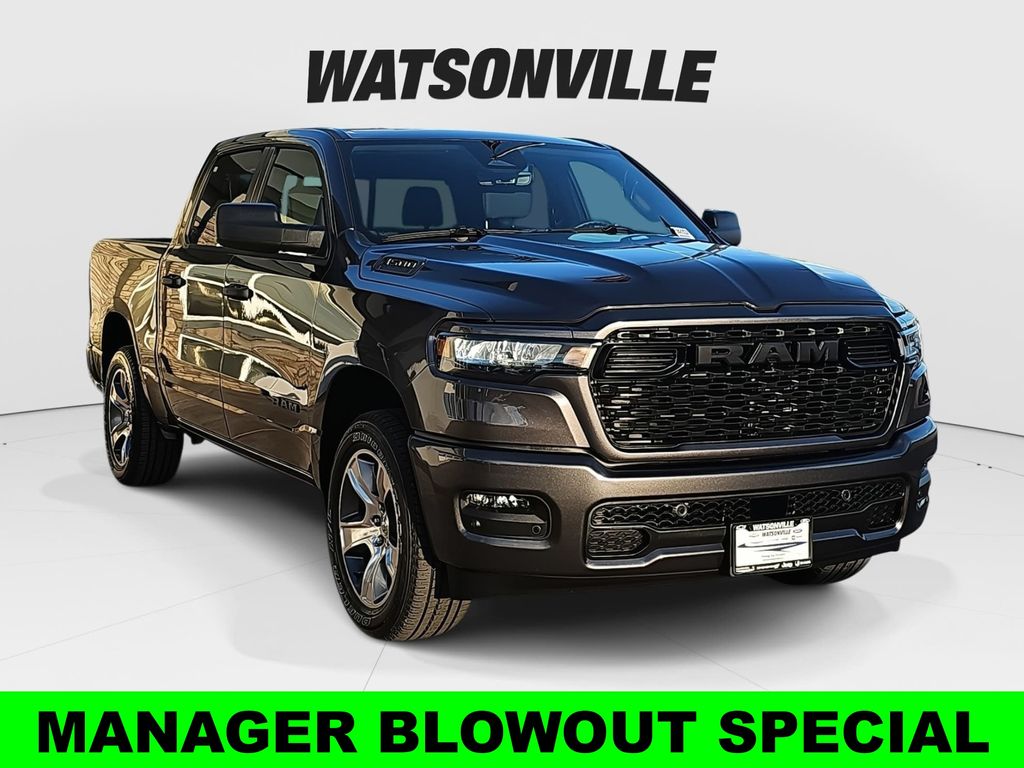 Gray (Granite Crystal Metallic Clearcoat) 2026 RAM 1500 Express Crew Cab 4WD Pickup Truck Four-Wheel Drive 8-Speed Automatic