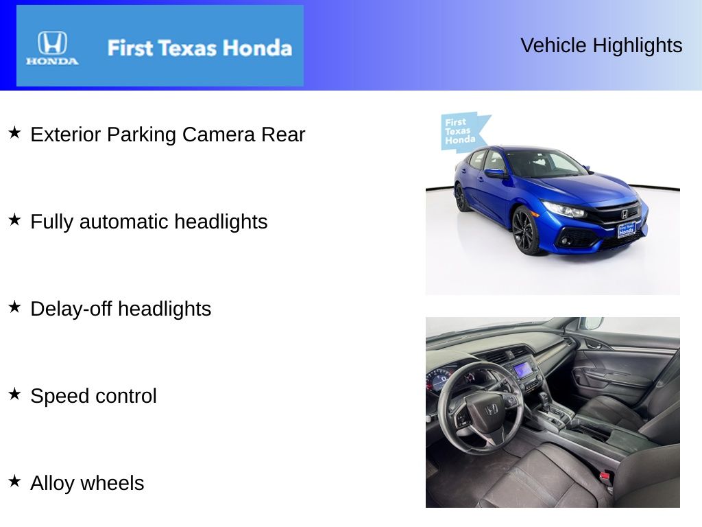 Used Car 2018 Honda Civic  Sport For Sale Under $20,000 In Austin, Texas