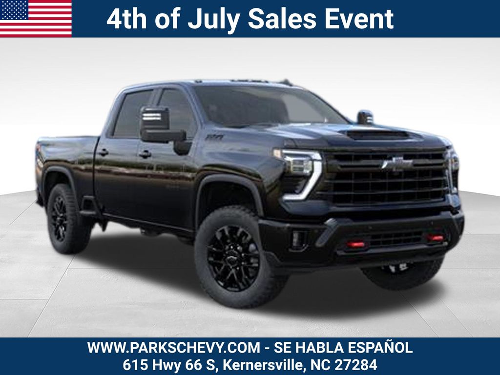 Black 2026 Chevrolet Silverado 2500HD Pickup Truck Four-Wheel Drive Automatic