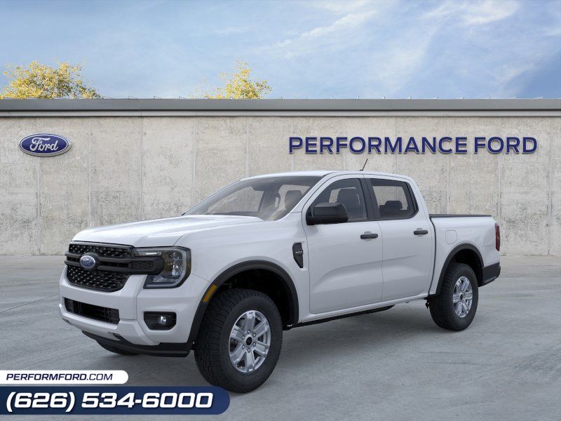 Oxford White 2025 Ford Ranger XL SuperCrew RWD Pickup Truck 4X2 Automatic