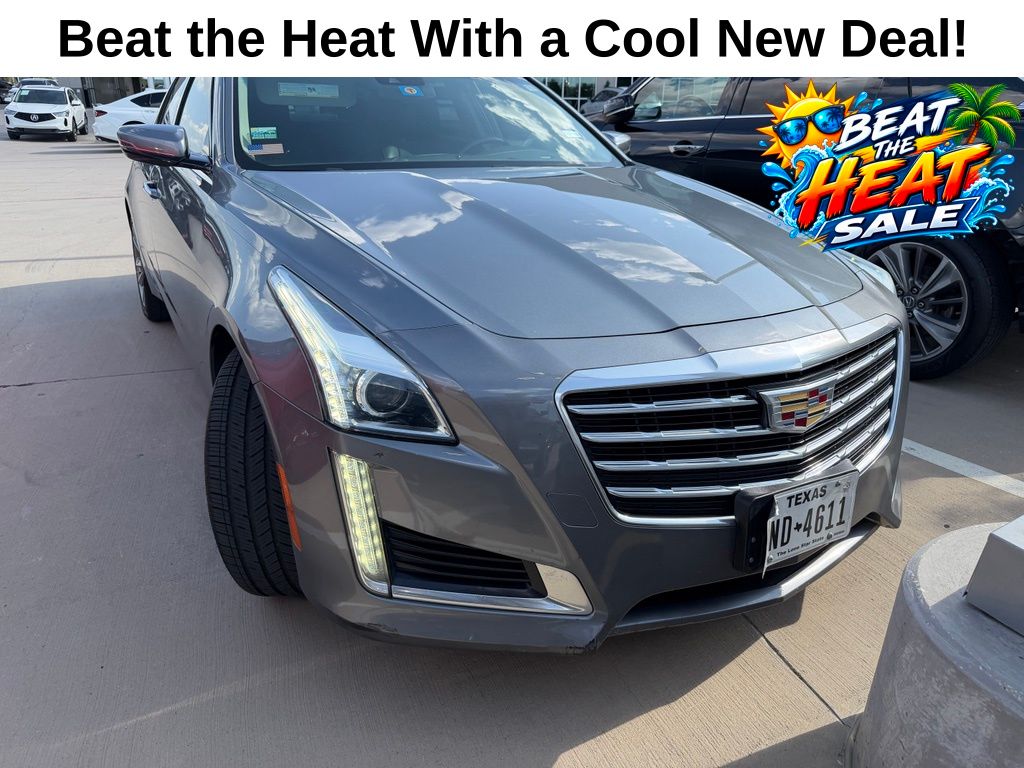 Gray (Satin Steel Metallic) 2019 Cadillac CTS Sedan Rear-Wheel Drive 8-Speed Automatic
