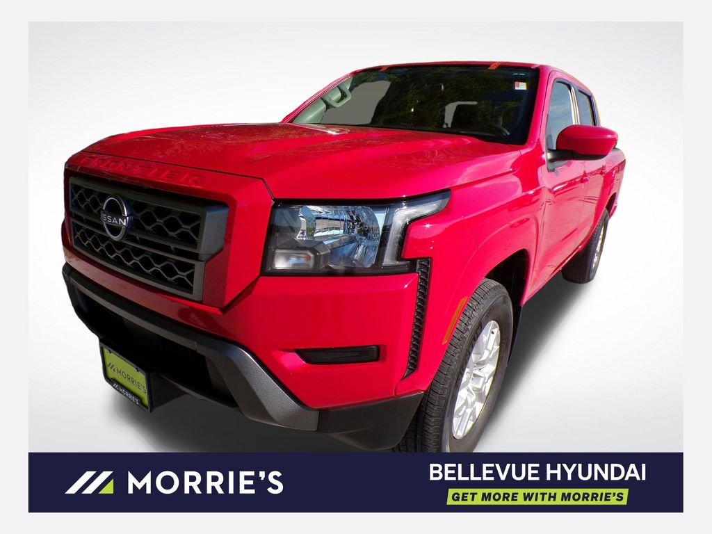 Red Alert 2022 Nissan Frontier Pickup Truck Four-Wheel Drive 9-Speed Automatic