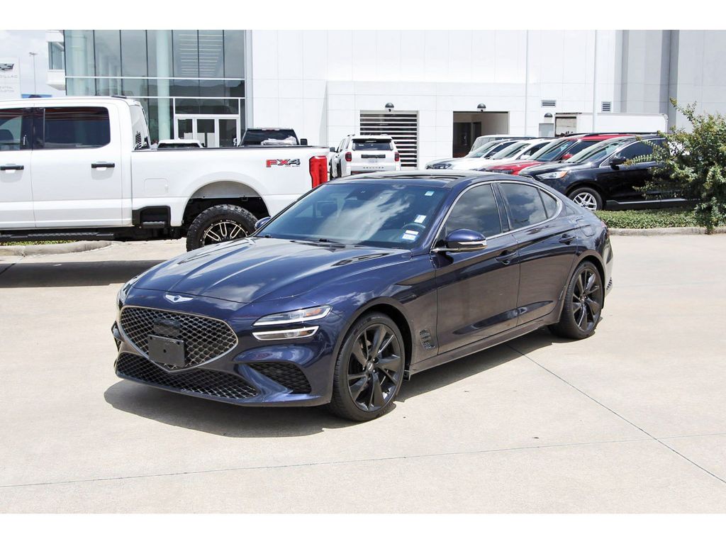 2023 Genesis G70 2.0T Blue at Don McGill Toyota