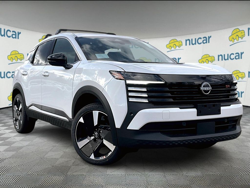 Aspen White Tricoat 2026 Nissan Kicks SUV / Crossover All-Wheel Drive Continuously Variable Transmission