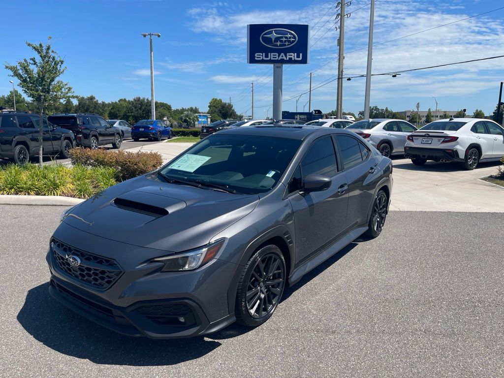 Magnetite Gray Metallic 2022 Subaru WRX Sedan All-Wheel Drive 6-Speed Manual
