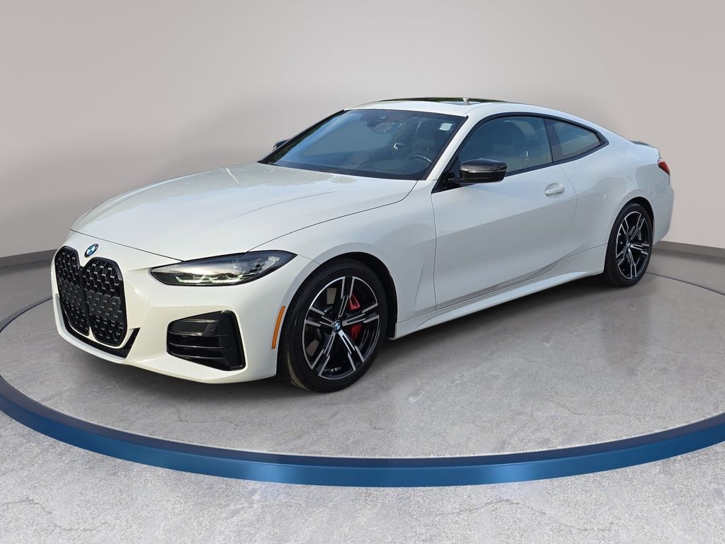 Alpine White 2023 BMW 4 Series M440i Coupe RWD Coupe Rear-Wheel Drive 8-Speed Automatic
