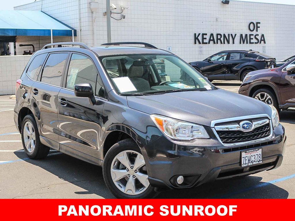 Dark Gray Metallic 2015 Subaru Forester 2.5i Limited SUV / Crossover All-Wheel Drive Continuously Variable Transmission