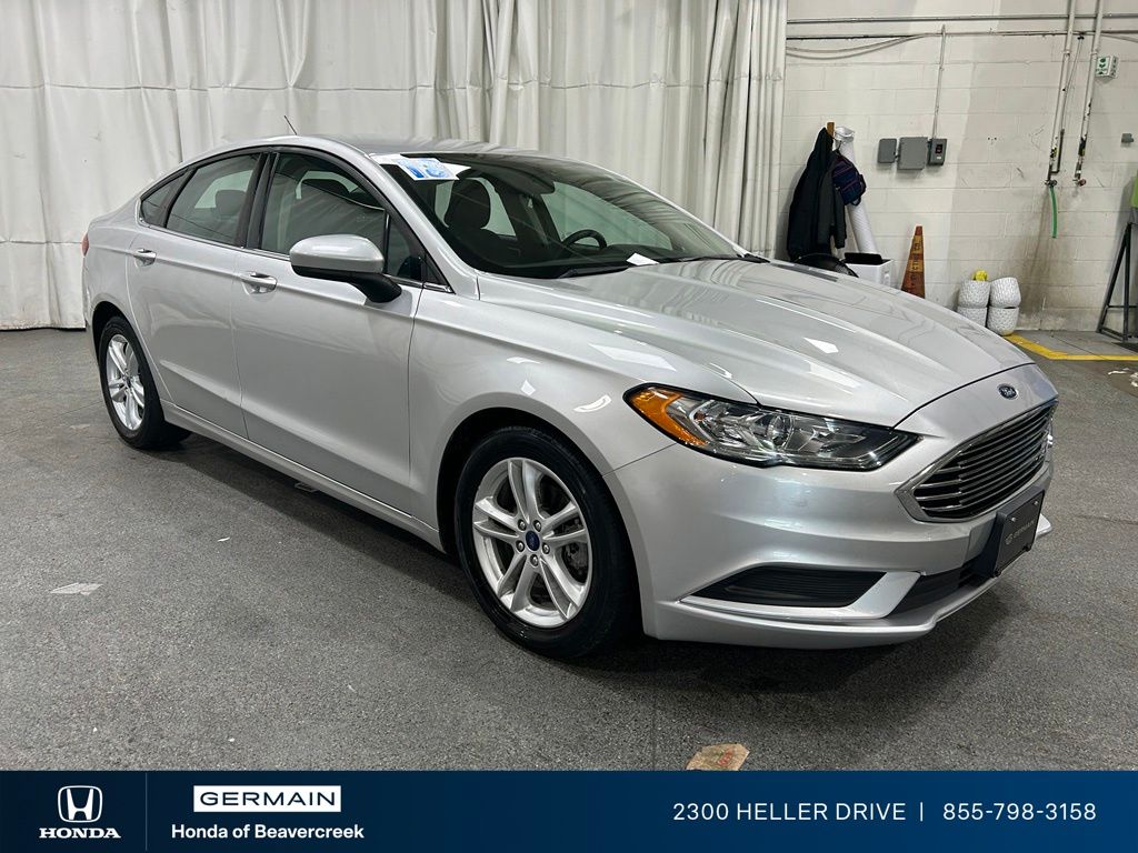 Ingot Silver 2018 Ford Fusion Sedan Front-Wheel Drive 6-Speed Automatic