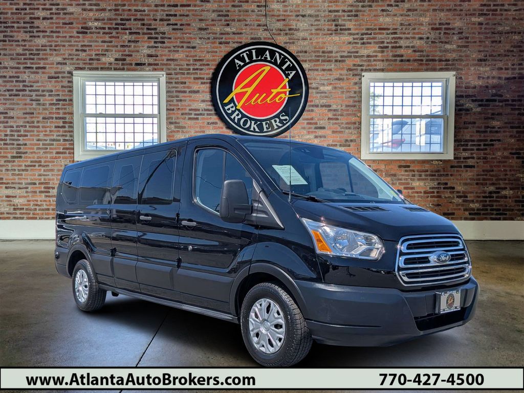 Shadow Black 2019 Ford Transit Passenger 350 XLT Low Roof LWB RWD with 60/40 Passenger-Side Doors Van Rear-Wheel Drive 6-Speed Automatic Overdrive