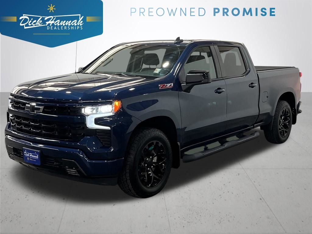 Northsky Blue Metallic 2022 Chevrolet Silverado 1500 Pickup Truck Four-Wheel Drive Automatic