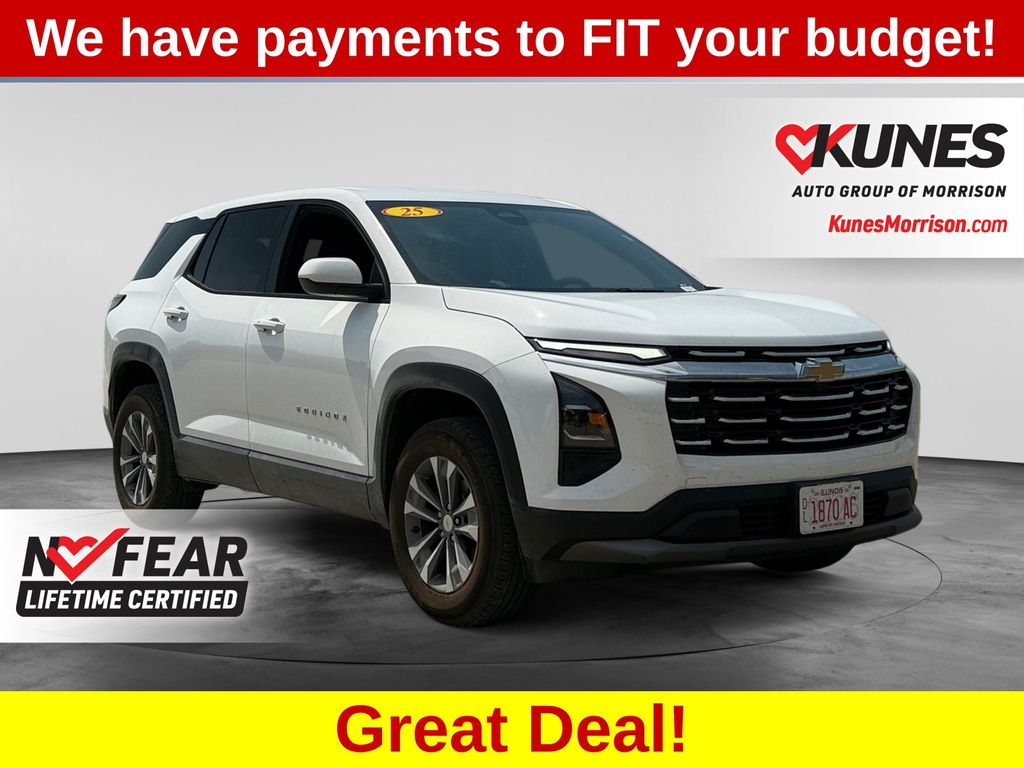 Summit White 2025 Chevrolet Equinox SUV / Crossover Four-Wheel Drive 8-Speed Automatic
