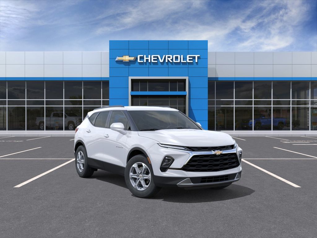 Summit White 2026 Chevrolet Blazer SUV / Crossover  9-Speed Automatic Overdrive