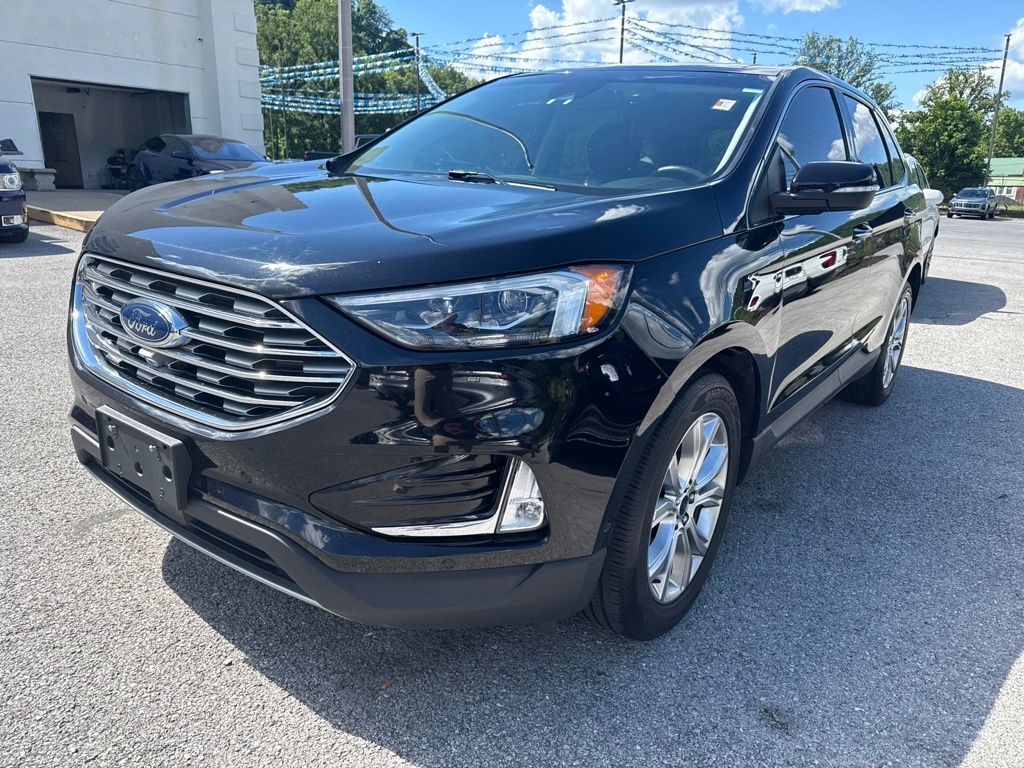Black Metallic 2019 Ford Edge SUV / Crossover All-Wheel Drive 8-Speed Automatic