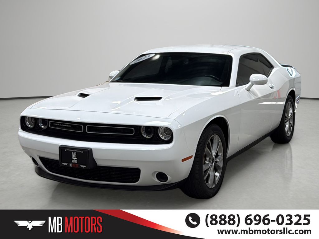 White Knuckle Clearcoat 2023 Dodge Challenger Coupe All-Wheel Drive 8-Speed Automatic