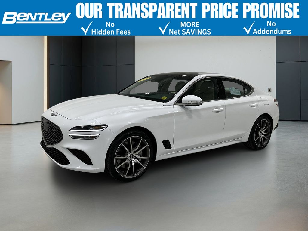 Uyuni White 2026 Genesis G70 2.5T Prestige RWD Sedan Rear-Wheel Drive 8-Speed Automatic