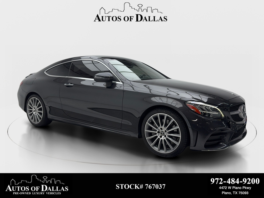 Black 2019 Mercedes-Benz C-Class C 300 Coupe RWD Coupe Rear-Wheel Drive 9-Speed Automatic
