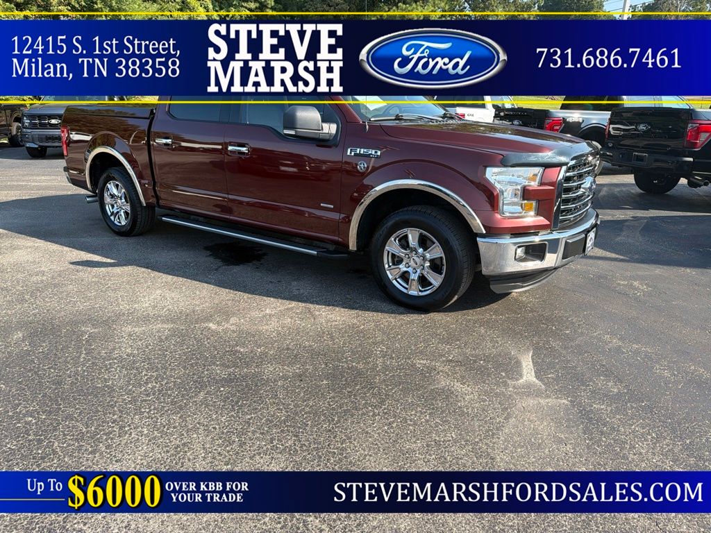 Red (Bronze Fire Metallic) 2015 Ford F-150 Pickup Truck 4X2 6-Speed Automatic