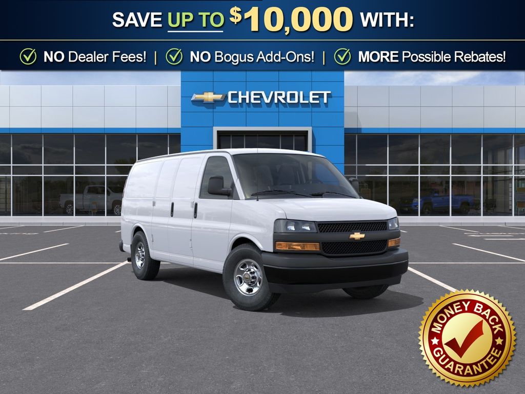 Summit White 2026 Chevrolet Express Cargo Van Rear-Wheel Drive