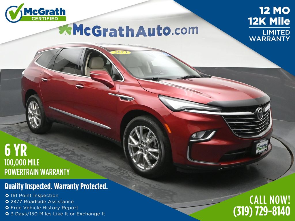Cherry Red Tintcoat 2023 Buick Enclave SUV / Crossover Four-Wheel Drive 9-Speed Automatic