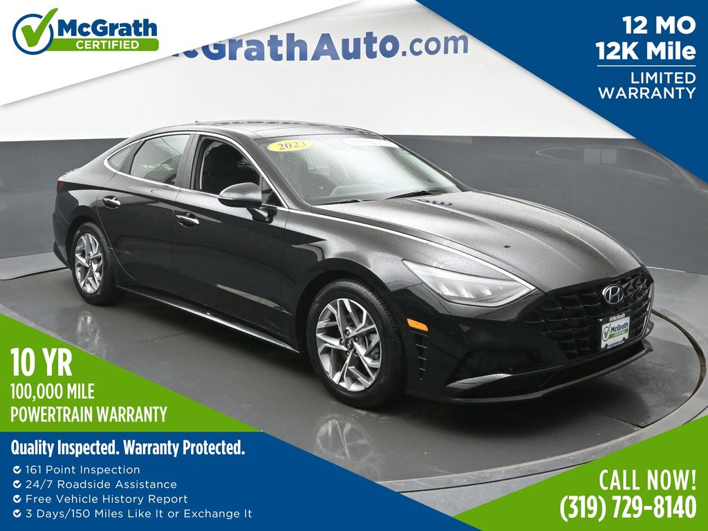 Onyx Black 2023 Hyundai Sonata SEL FWD Sedan Front-Wheel Drive 8-Speed Automatic