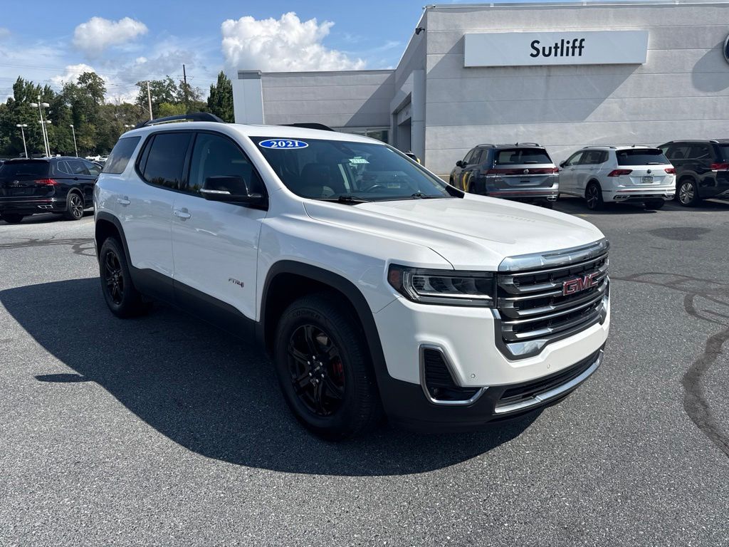 2021 GMC Acadia AT4 White at Carlisle Cadillac Buick GMC