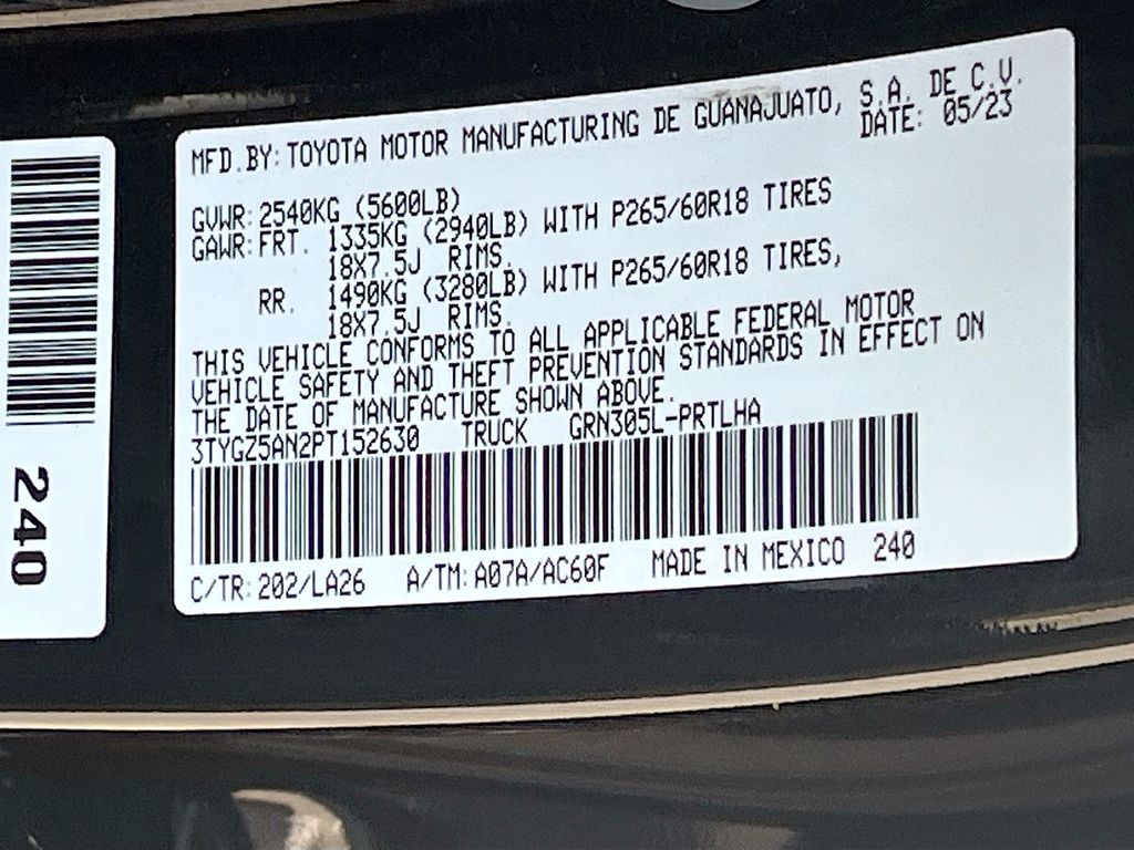 Used 2023 Black Toyota Limited image 32