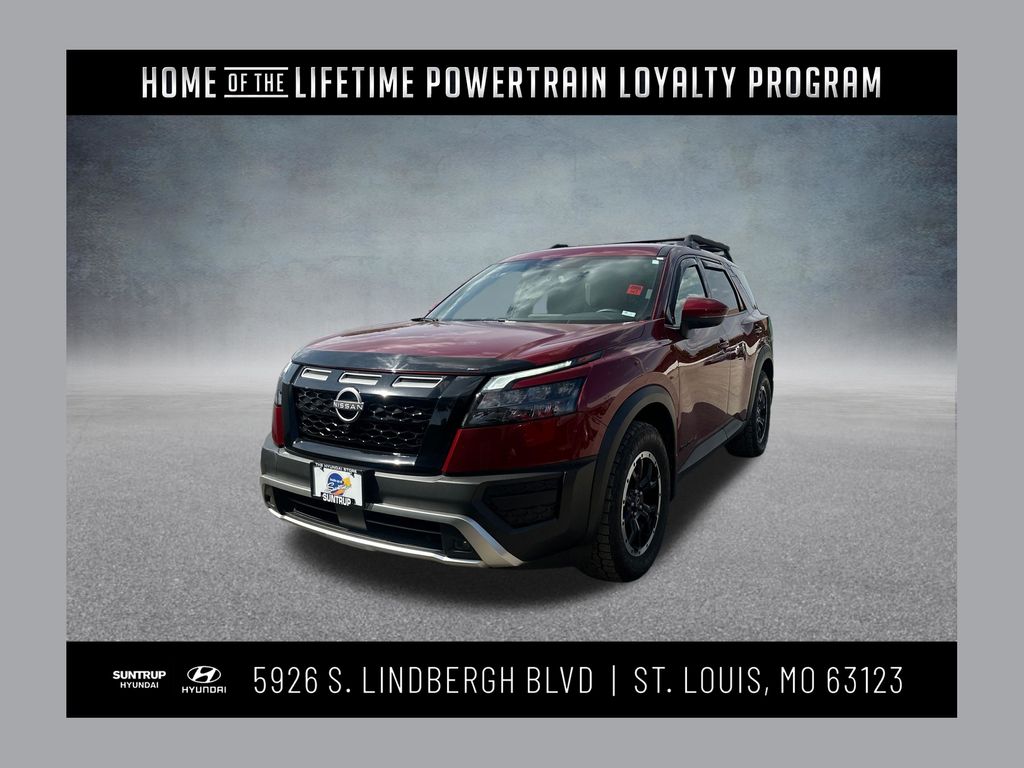Red (Scarlet Ember) 2024 Nissan Pathfinder SUV / Crossover All-Wheel Drive 9-Speed Automatic